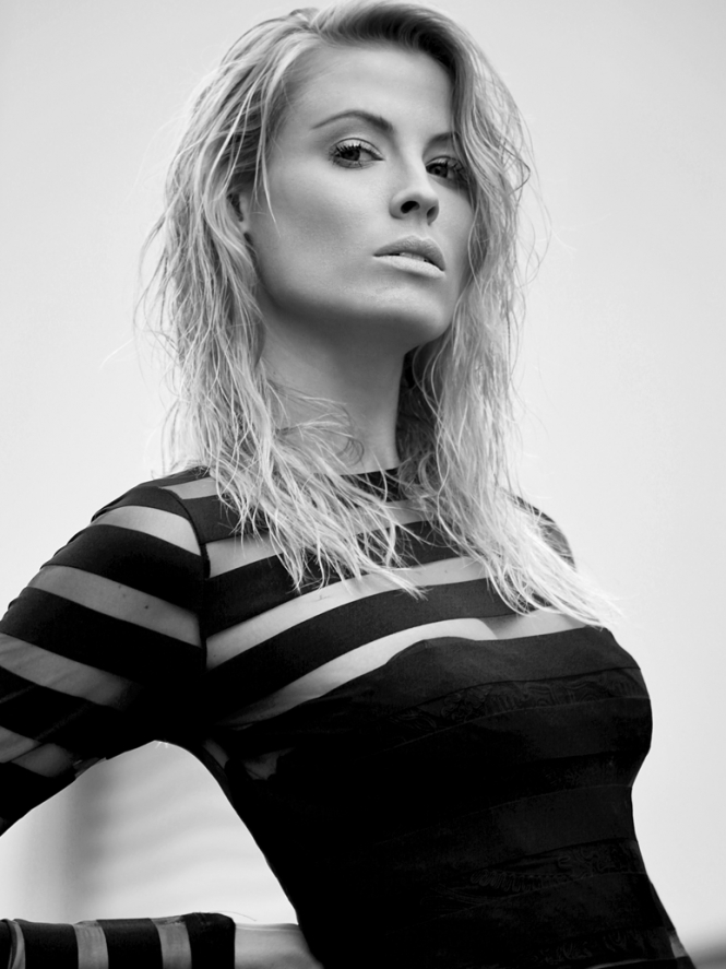 AndieBlkDressMidBWWL